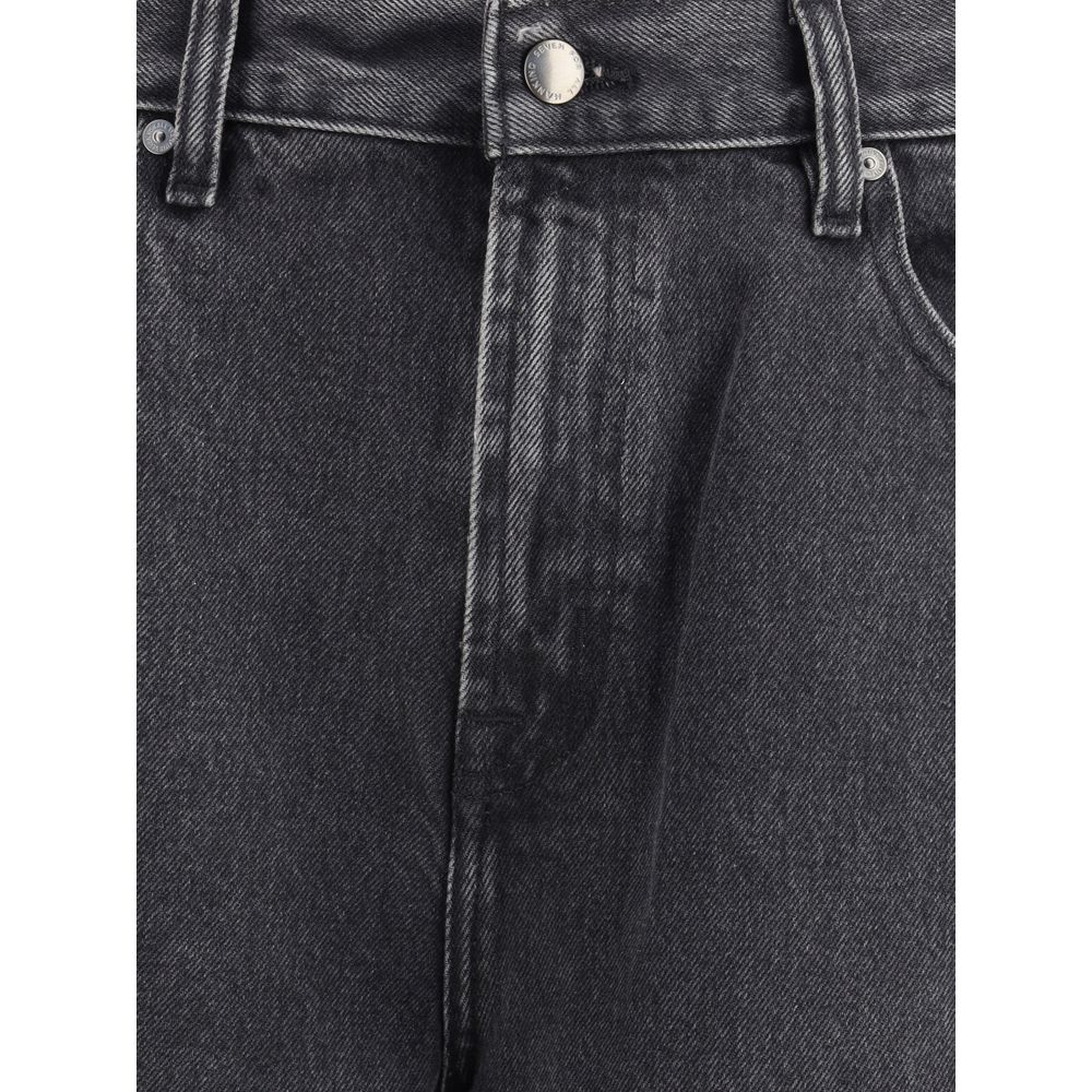 7FOR Black Cotton Bermuda Shorts 7FOR