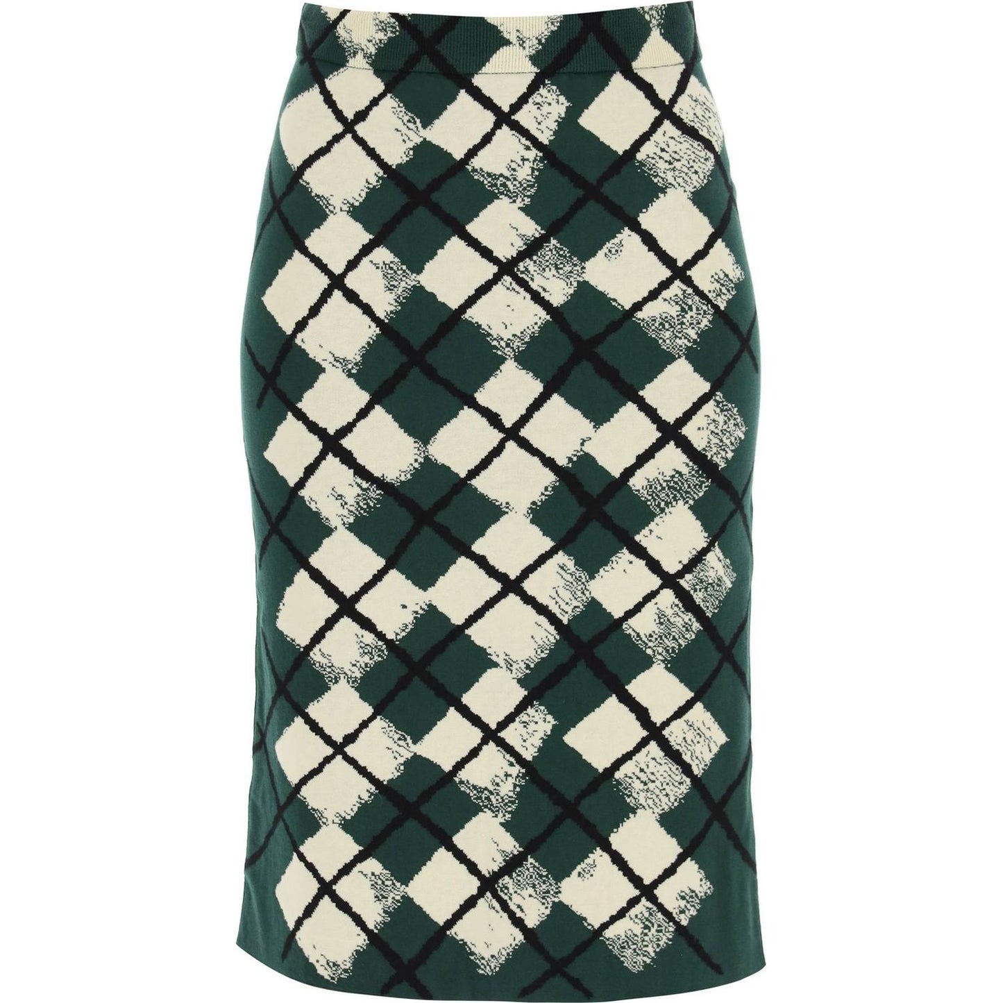 Burberry "knitted diamond pattern midi skirt Skirts Burberry