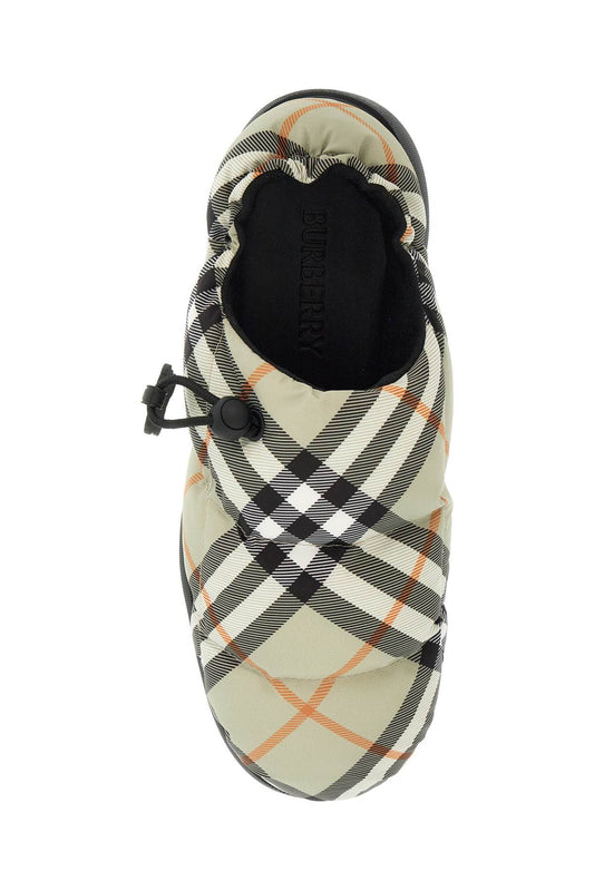 Burberry nylon check mules pillow for Mules Burberry