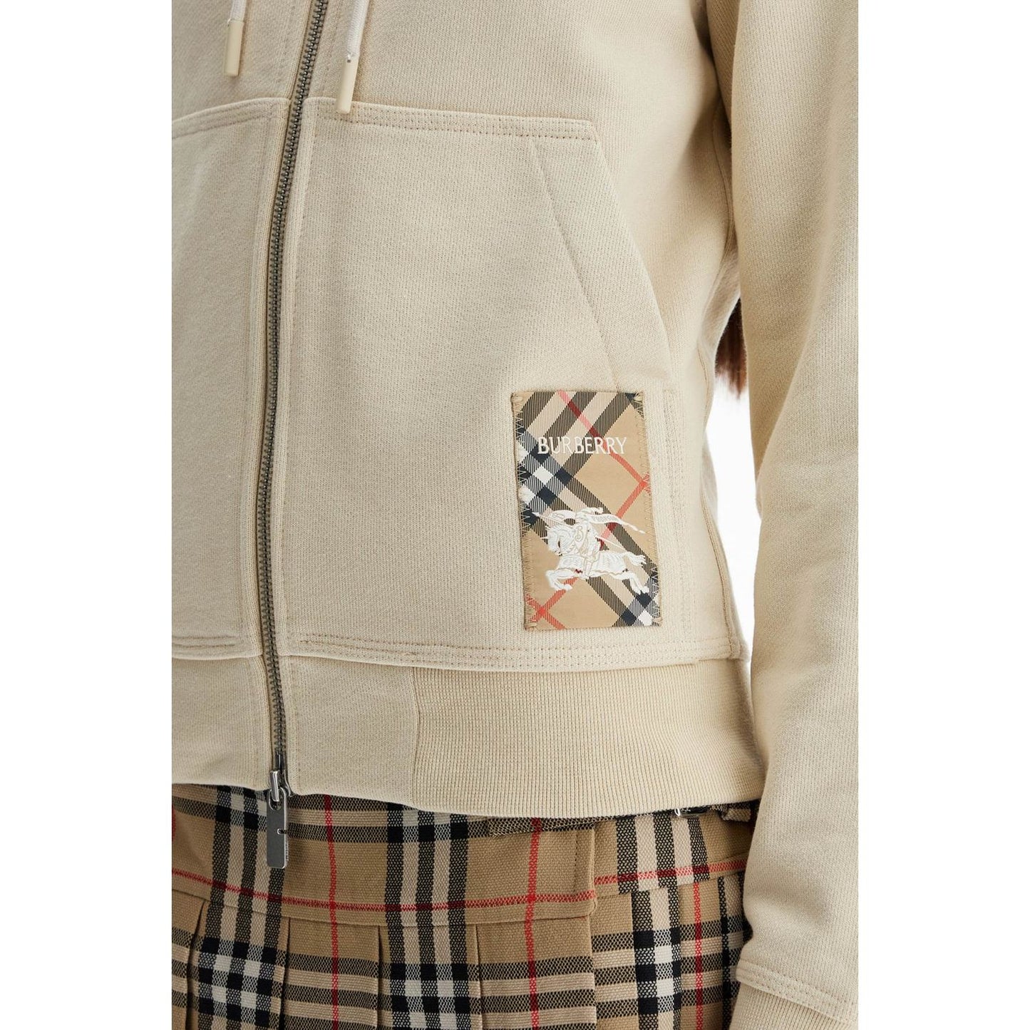 Burberry hooded full zip sweatshirt Topwear Burberry