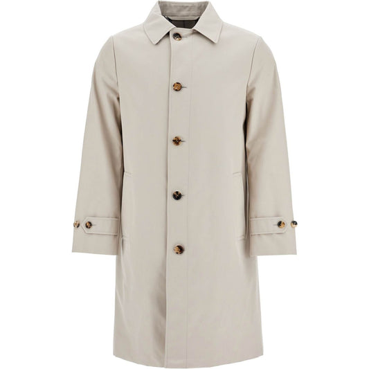 Burberry cotton blend car coat in mist Jackets Burberry