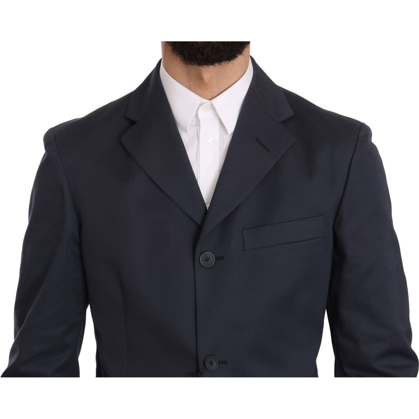 Romeo Gigli Elegant Blue Two-Piece Suit Suit Romeo Gigli