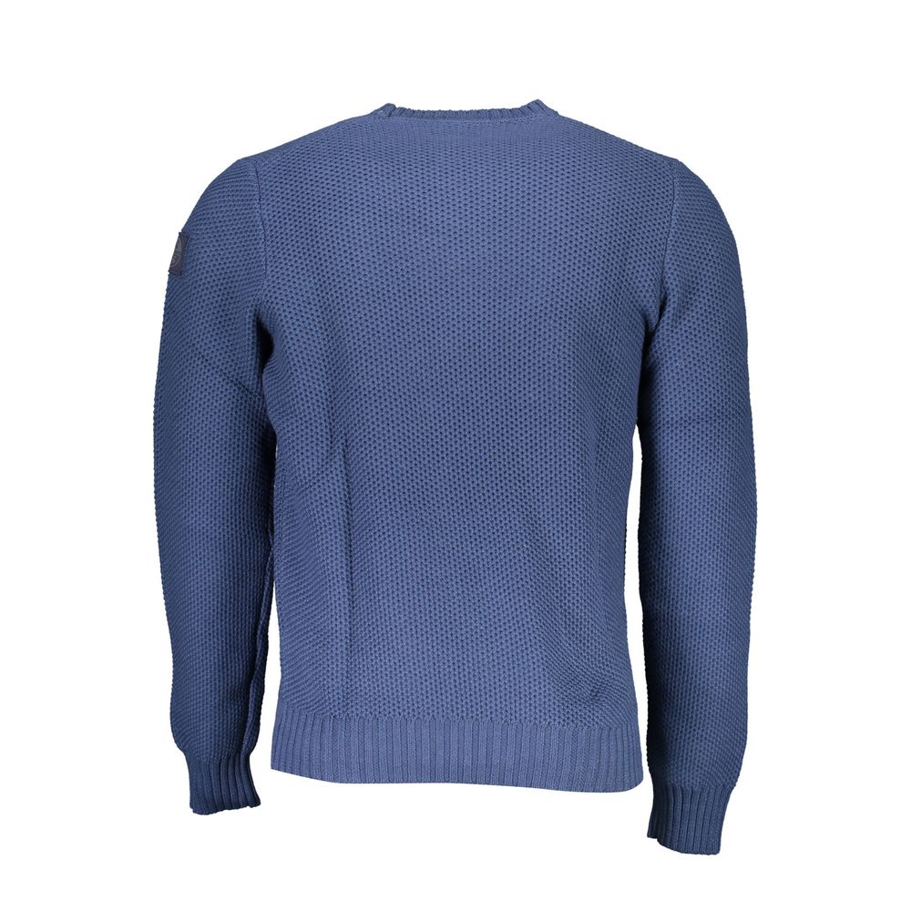 North Sails Blue Cotton Men Sweater