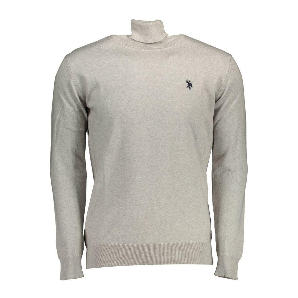 U.S. POLO ASSN. Gray Cotton Men's Sweater