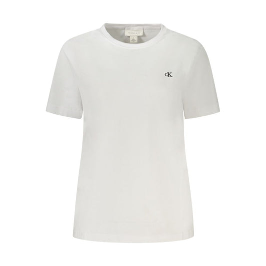 Calvin Klein Bianco Cotton Women T-Shirt