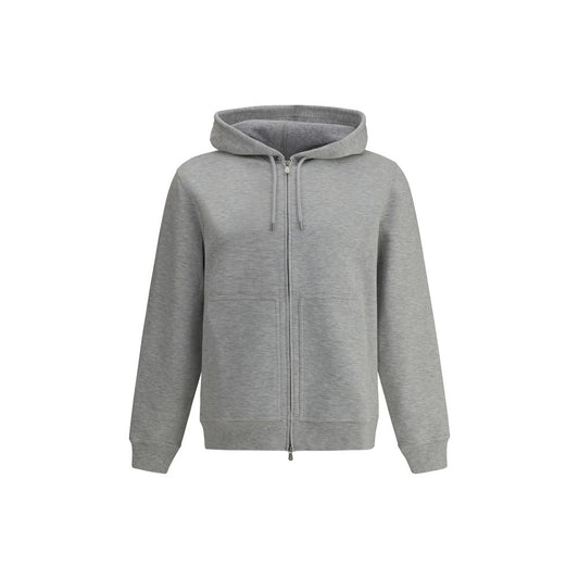 Brunello Cucinelli Gray Cotton Hoodie