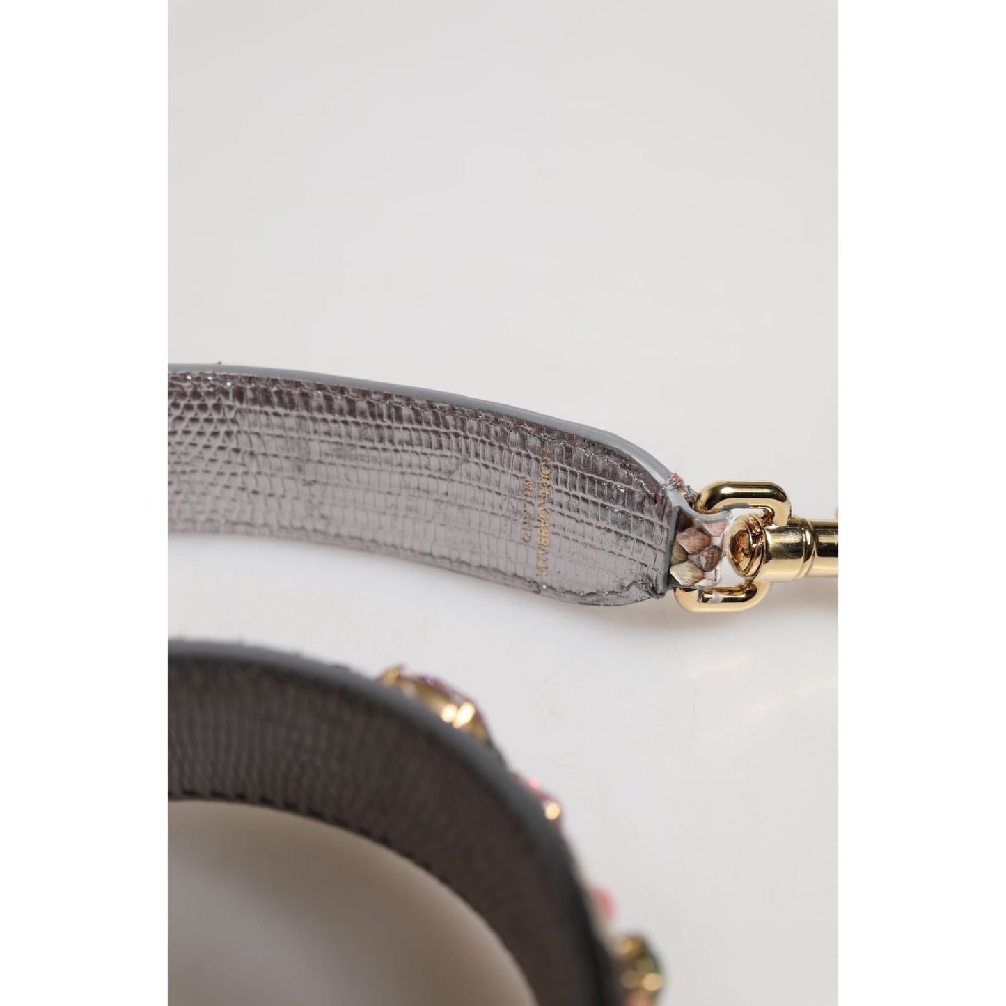 Dolce & Gabbana Multicolor Embellished Handbag Shoulder Strap