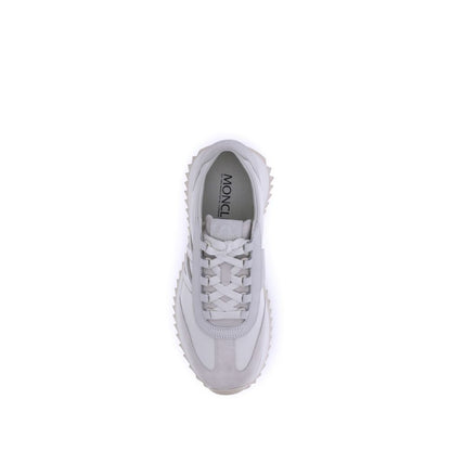 Moncler White Polyamide Low Top Sneakers