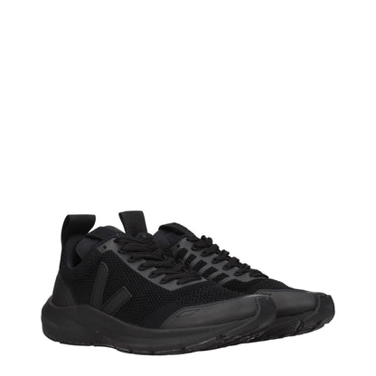 Veja Black Fabric Athletic Sneakers Veja