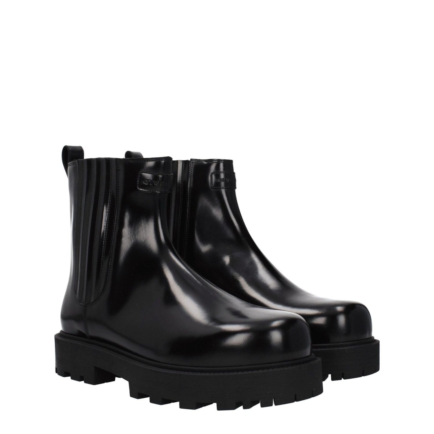 Givenchy Black Leather Ankle Boots