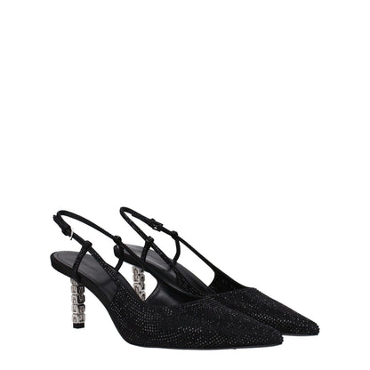 Givenchy Black Fabric Pumps