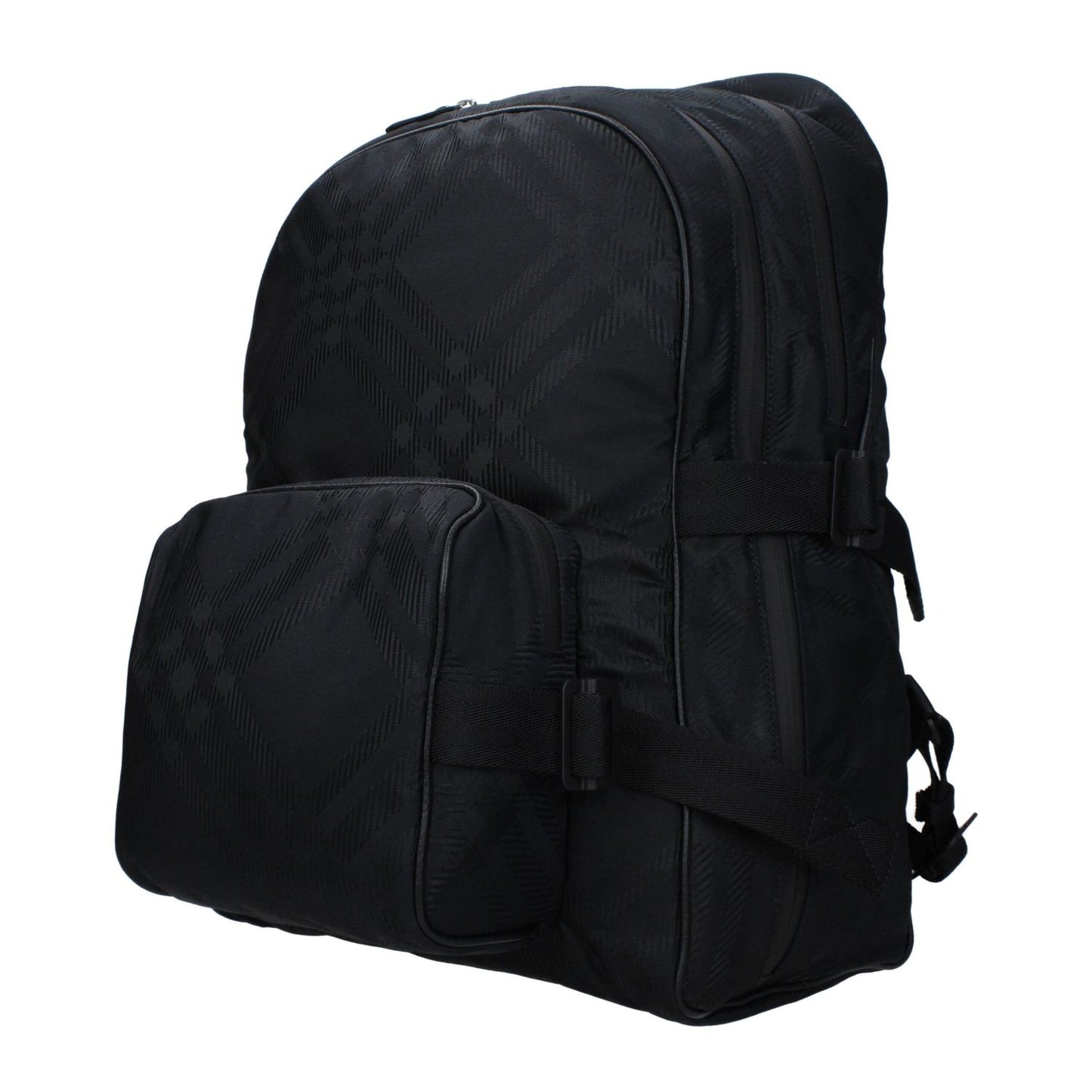 Burberry Black Fabric Backpack 1728,75667636384,Backpacks - Bags,Bags,Black,Burberry,Men,New with tags