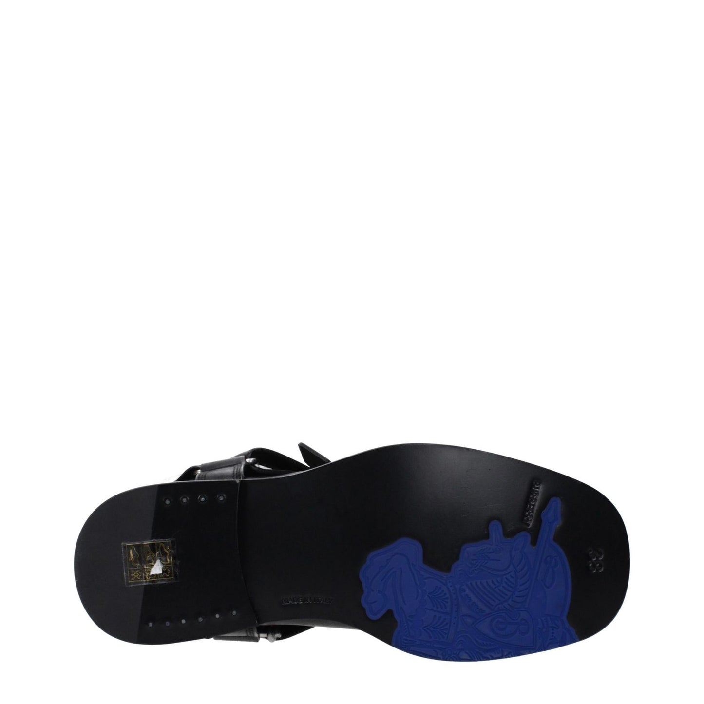 Burberry Black Leather Boots Burberry