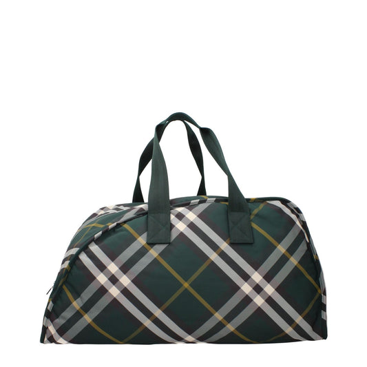 Burberry Green Fabric Luggage And Travel Burberry