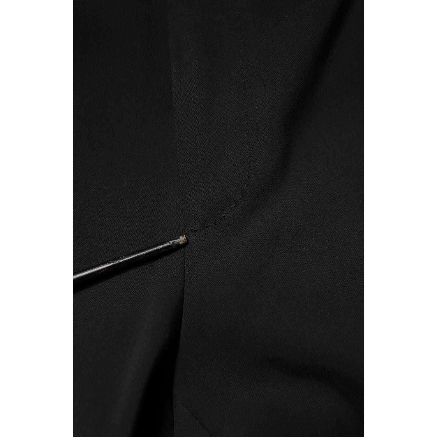 Dolce & Gabbana Black Cotton Single Breasted 2 Piece Suit