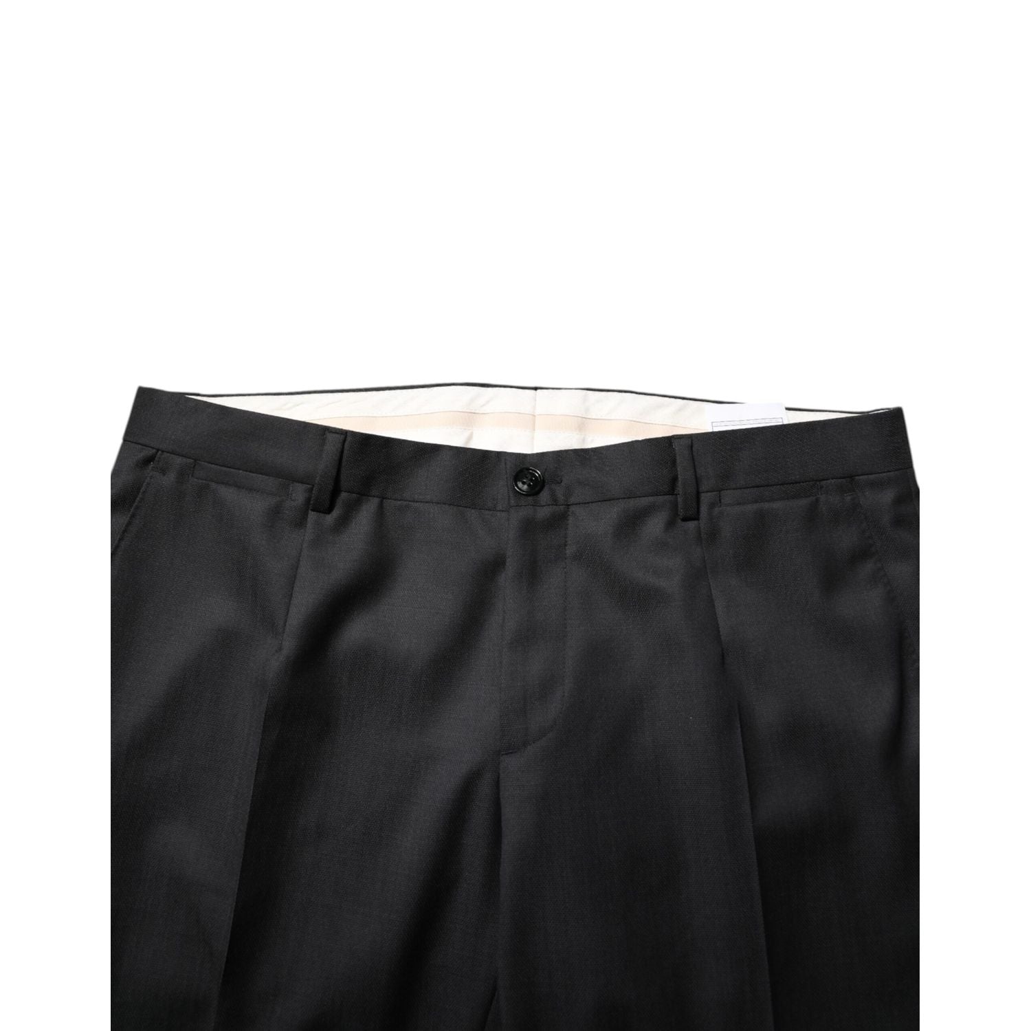 Dolce & Gabbana Dark Gray Wool Single Breasted 2 Piece Suit