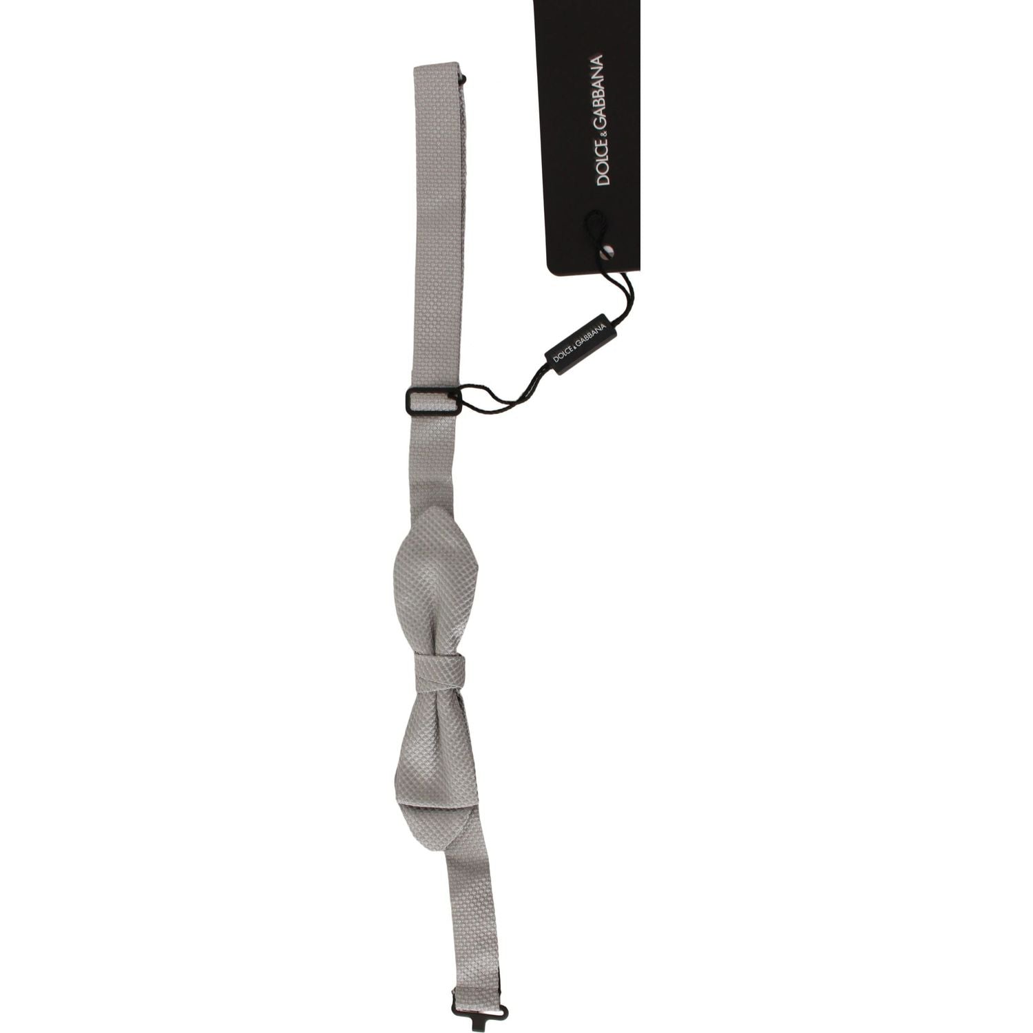 优雅丝绸灰色领结