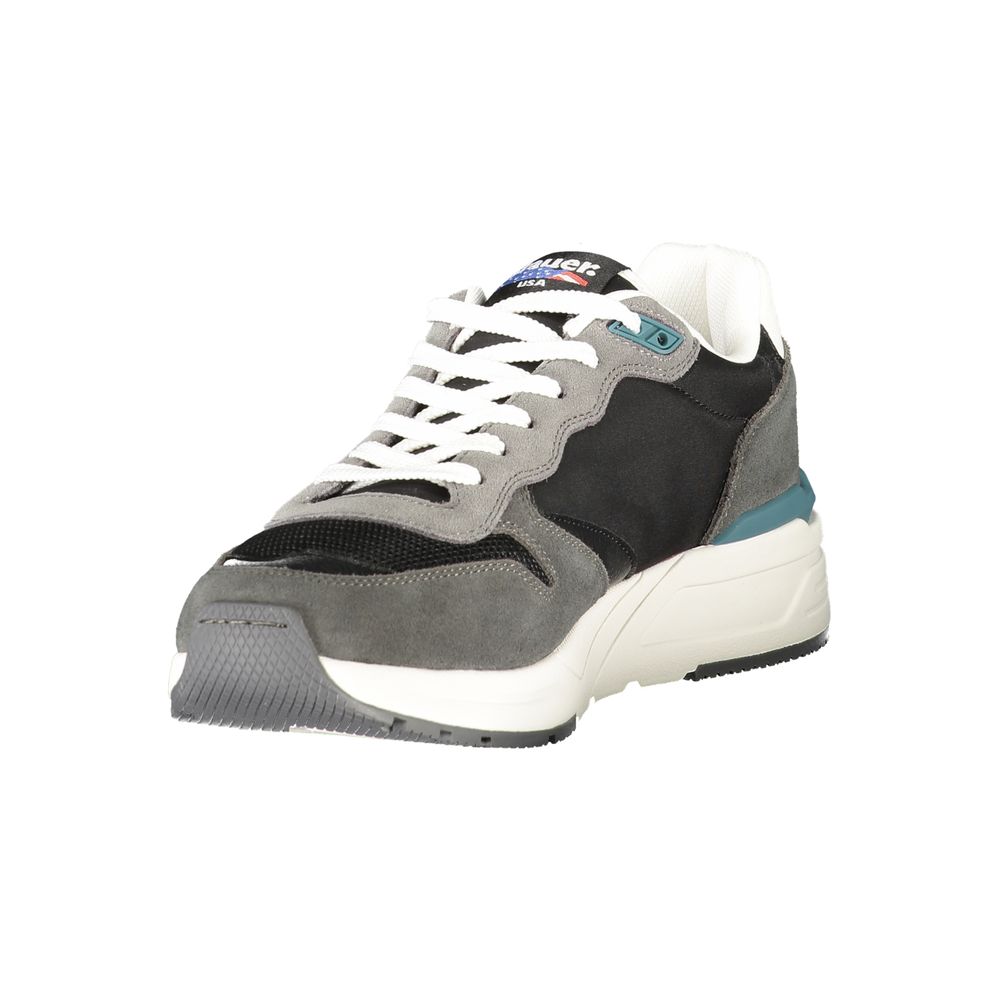 Blauer Nero Polyurethane Men Sneaker