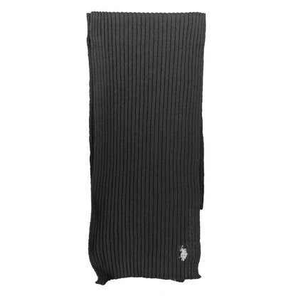 U.S. POLO ASSN. Black Wool Men's Scarf