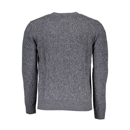 Harmont & Blaine Blu Wool Men Sweater