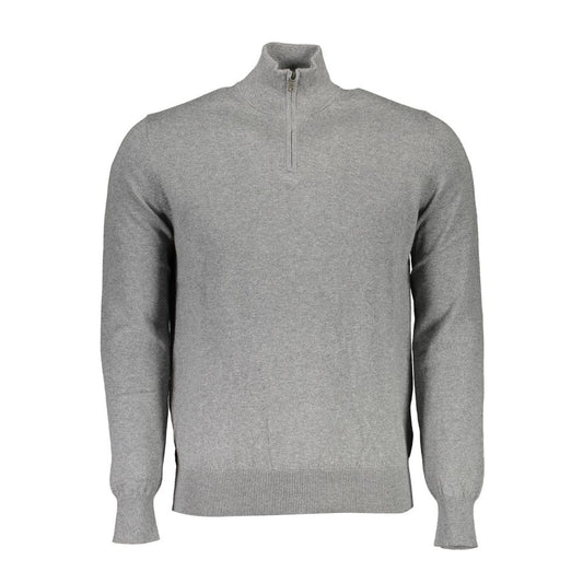 North Sails Grigio Cotton Men Sweater