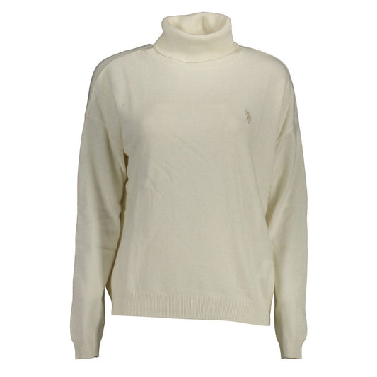 U.S. POLO ASSN. Bianco Polyamide Women Sweater