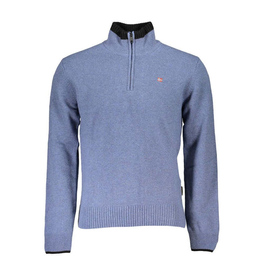 Napapijri Blue Tessuto Men Sweater