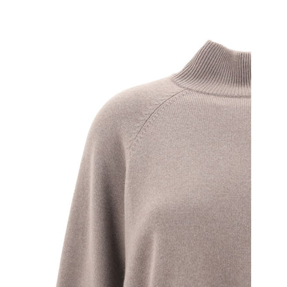 Brunello Cucinelli Brown Cashmere Turtleneck