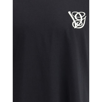 Valentino Black Cotton T-Shirt Valentino