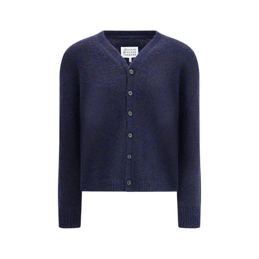 Margiela Blue Wool Cardigan Margiela