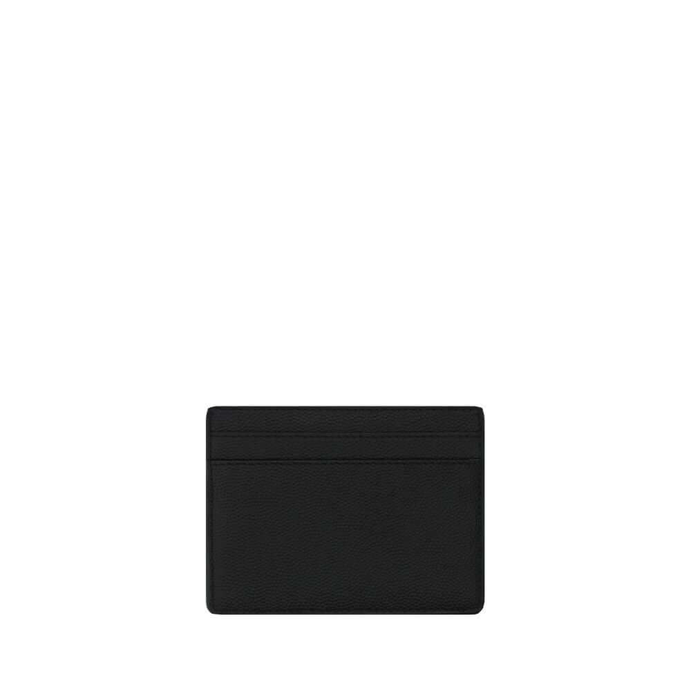 Saint Laurent Black Calf Leather Bos Taurus Wallet