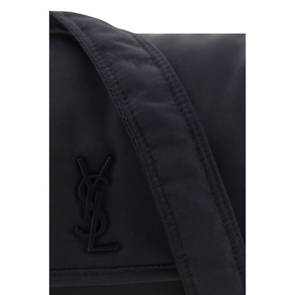 Saint Laurent Black Nylon Shoulder Bag