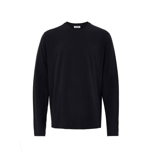Jil Sander Black Cotton T-Shirt