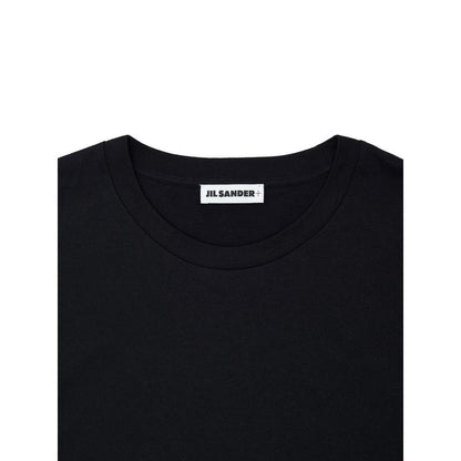 Jil Sander Black Cotton T-Shirt