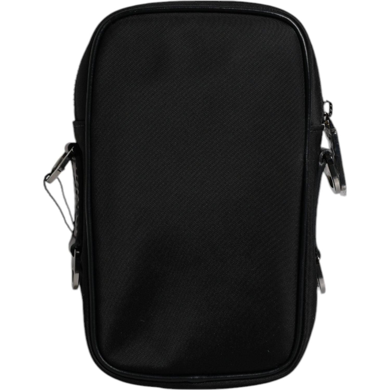 Dolce & Gabbana Multicolor Leopard Jacquard Logo Plaque Neck Strap Bag