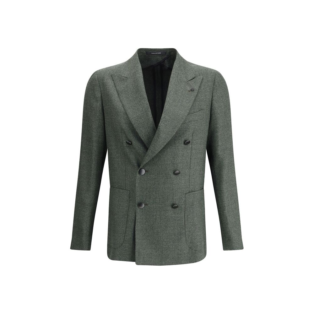 Tagliatore Bicolor Fleece Wool Blazer Tagliatore
