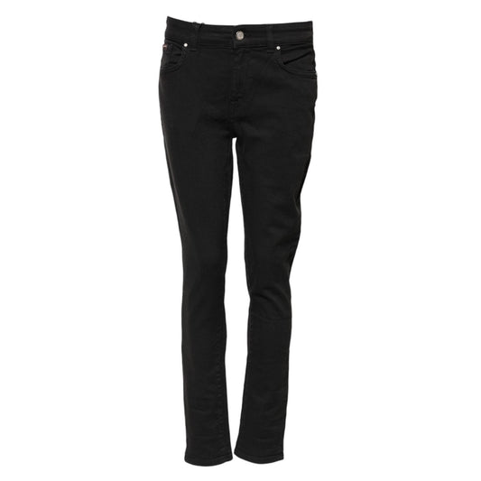 Dolce & Gabbana Black Cotton Skinny Mid Waist Denim Jeans 1728,67345645728,Black,Clothing,Dolce & Gabbana,IT42|M,Jeans & Pants - Women - Clothing,Jeans Denim - Clothing,Material: 98% Cotton 2% Elastane,New with tags,Skinny Jeans - Jeans Denim - Clothing,W