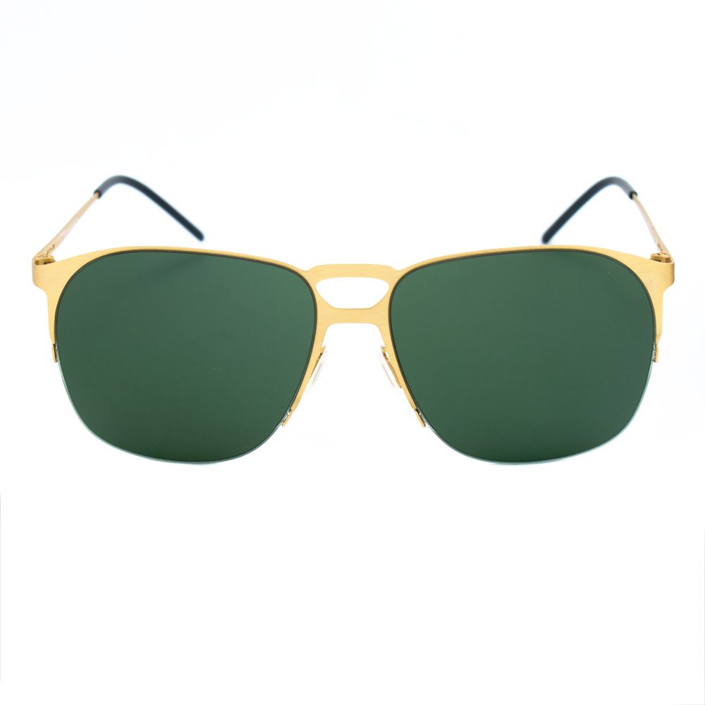 Italia Independent Gold Metal Sunglasses