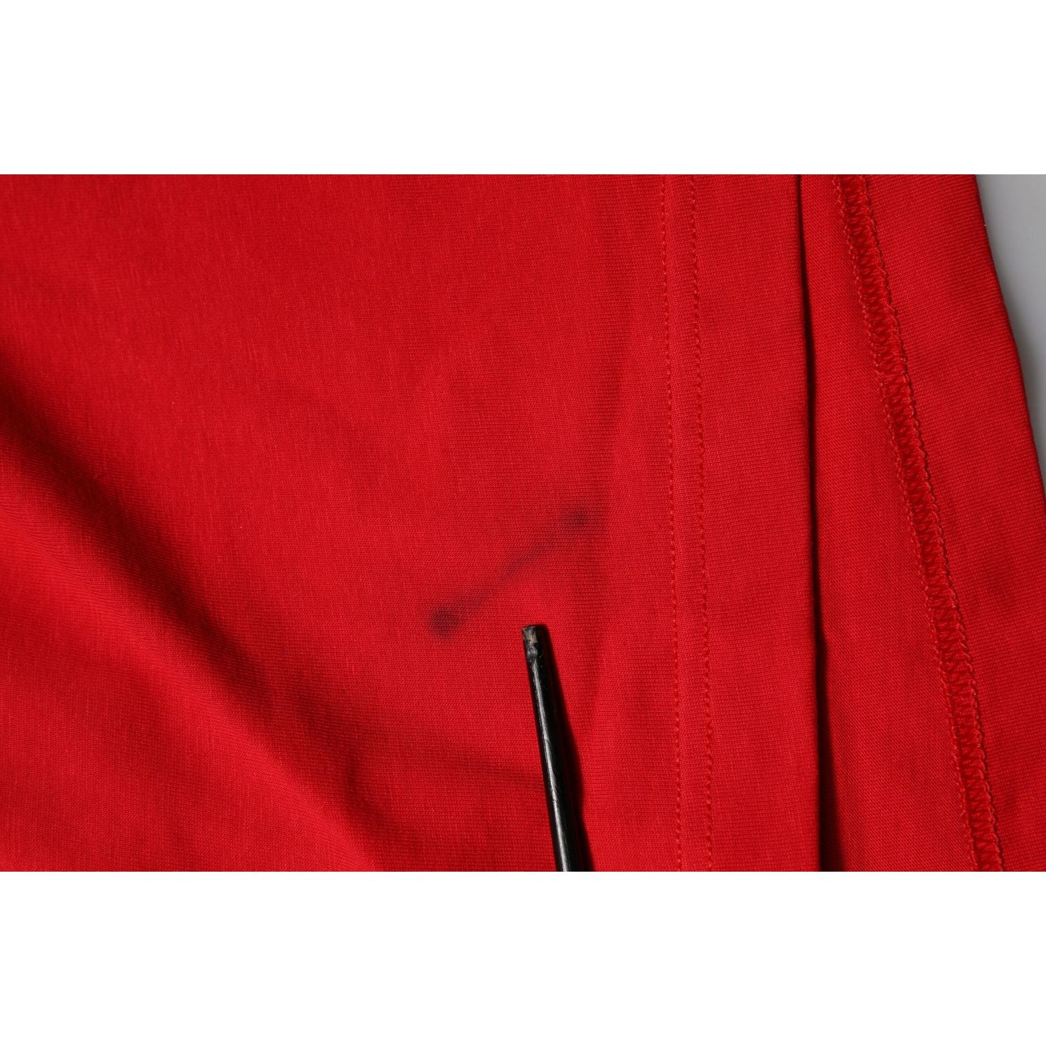 Dolce & Gabbana Red Cotton Short Sleeves Crew Neck Top T-shirt