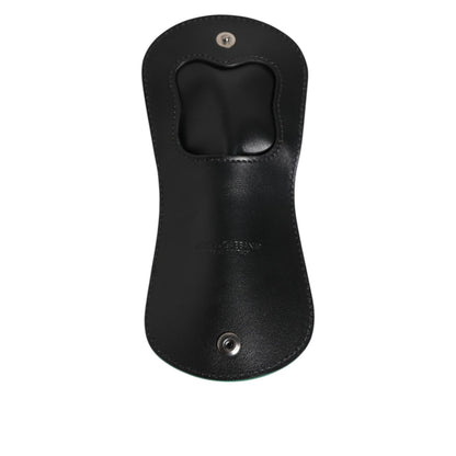 Dolce & Gabbana Green Exotic Skin Coin Condom Case Holder Pocket Wallet