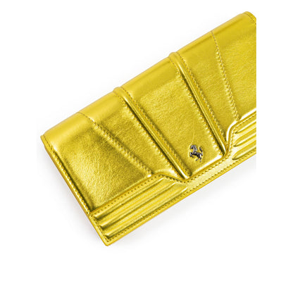 Ferrari Metal Yellow GT patent leather purse Ferrari