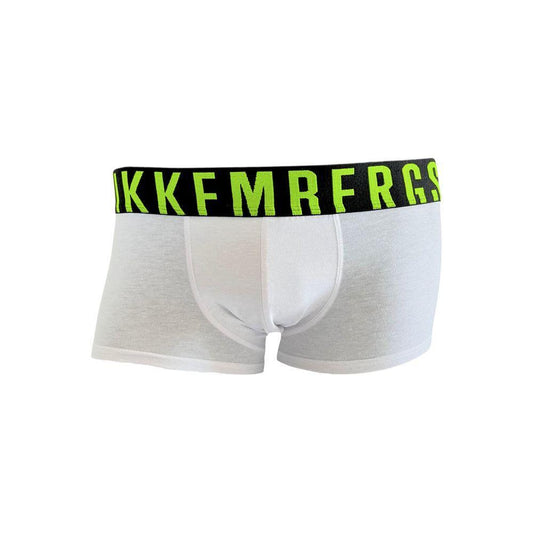 Bikkembergs White Cotton Men Boxer Bikkembergs