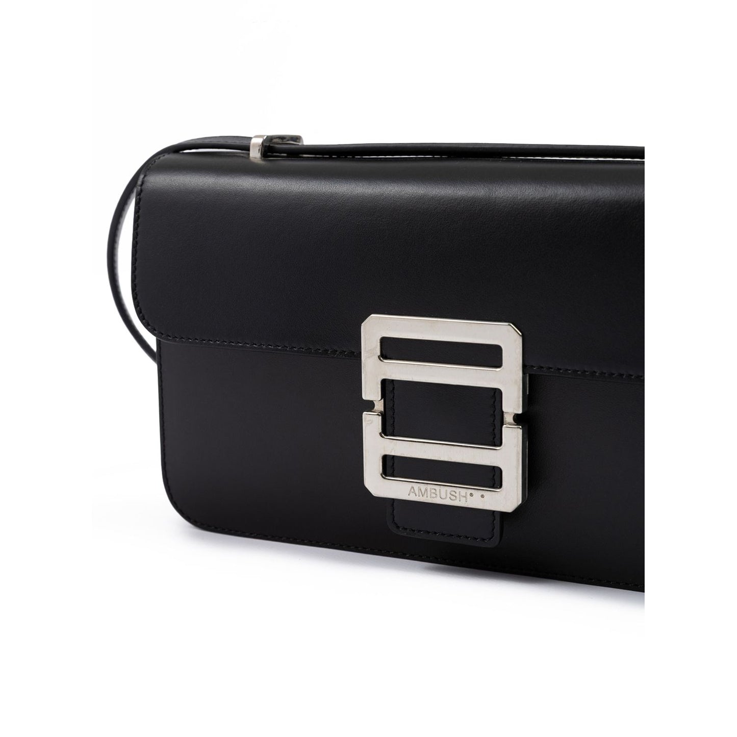Ambush Black Leather Crossbody Bag Ambush