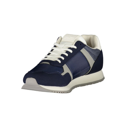 Tommy Hilfiger Blue Polyurethane Men's Sneaker