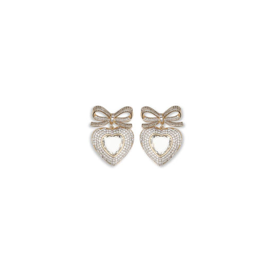 Self-Portrait Gold Brass Earrings