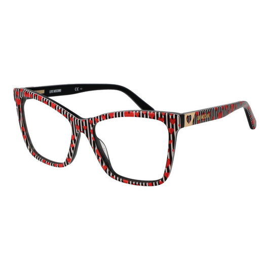 Love Moschino Black Acetate Glasses (Frames) 1728,67345776800,Accessories,Black,Glasses (Frames) - Glasses and Sunglasses - Accessories,Glasses and Sunglasses - Accessories,Love Moschino,New with tags,Women