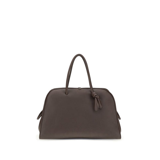 Jacquemus Brown Calf Leather Bos Taurus Handbag