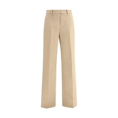 True Royal Beige Cotton Casual Pants