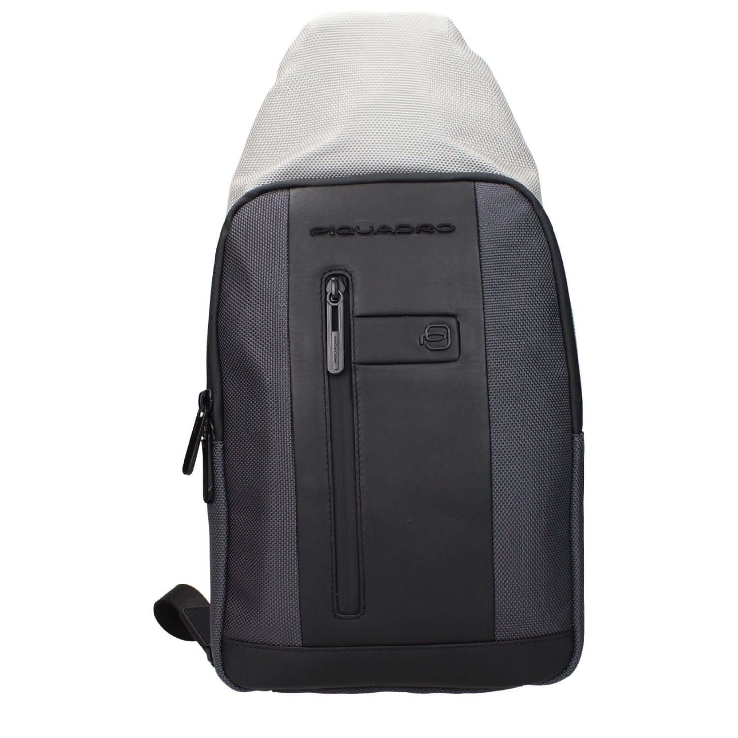Piquadro Gray Fabric Backpack