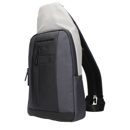 Piquadro Gray Fabric Backpack